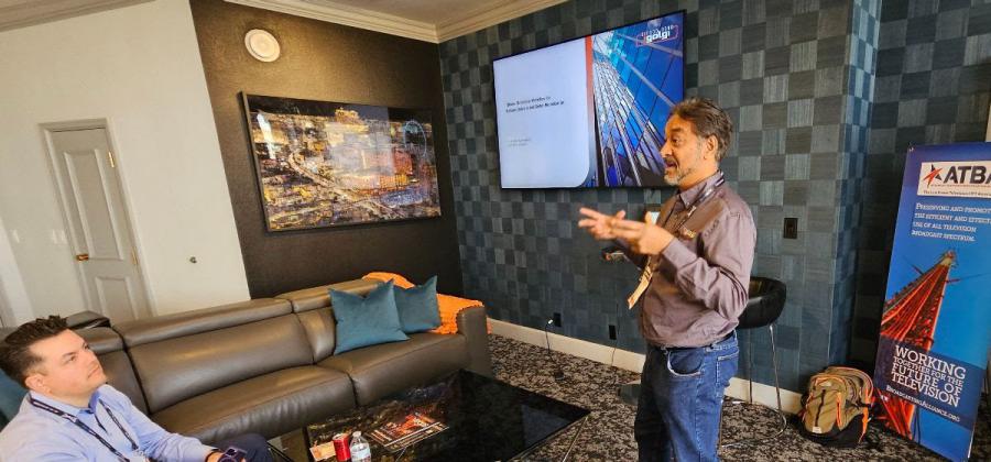 igolgi’s Dr. Kumar Ramaswamy Presents iBeam at NAB Las Vegas for the Advanced Television Broadcasting Alliance (ATBA)