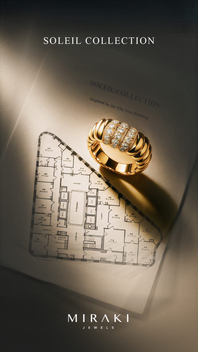 Miraki Jewels Unveils the Soleil Collection: Architectural Elegance Inspired by New York’s Flatiron Building