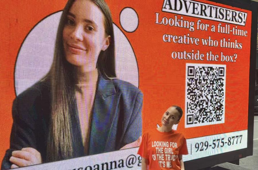 Job Seeker Drives Billboard Truck Through NYC in Search of Ad Role