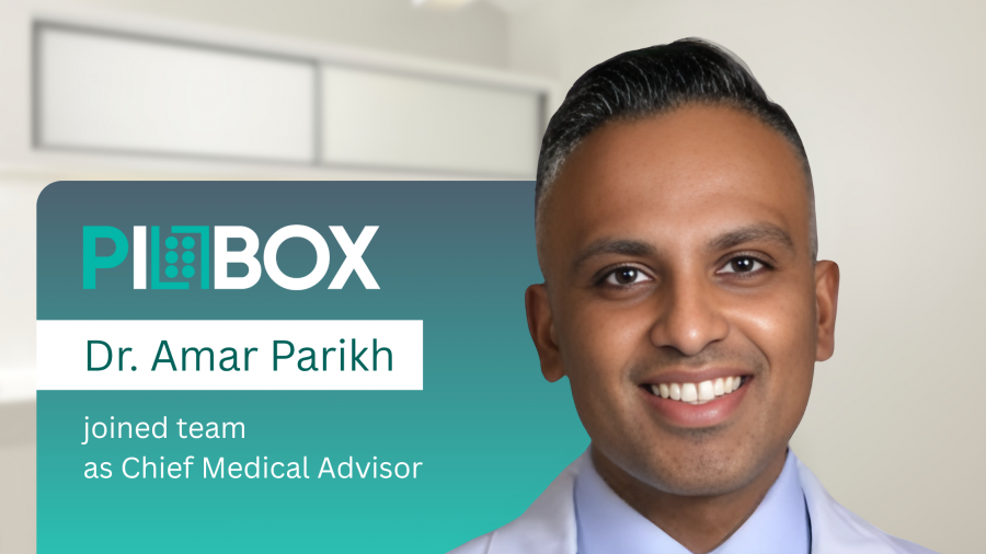 Pillbox Health Appoints Dr. Amar Parikh as Chief Medical Advisor