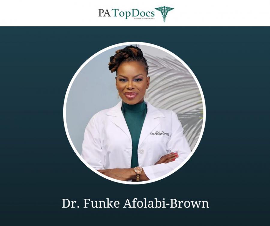 Dr. Funke Afolabi-Brown Awarded As 2024 PA Top Doc
